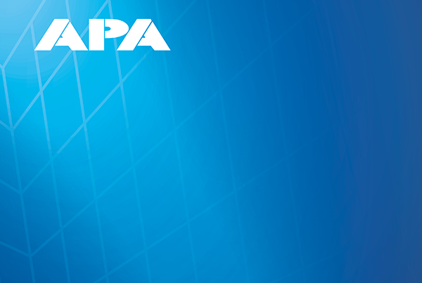 APA full page ad preview