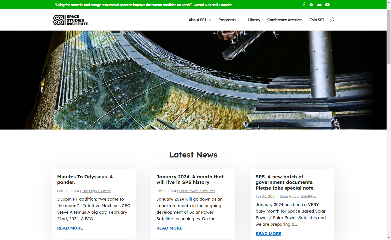 SSI website redesign